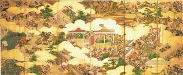 genpei kassen Kano Motonobu Japanese Oil Paintings